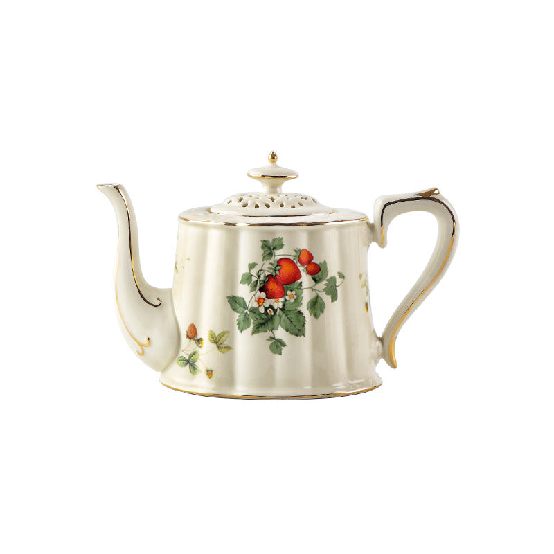 European retro coffee cup set cup and saucer ceramic British Phnom Penh big teacup French restaurant bar cup home