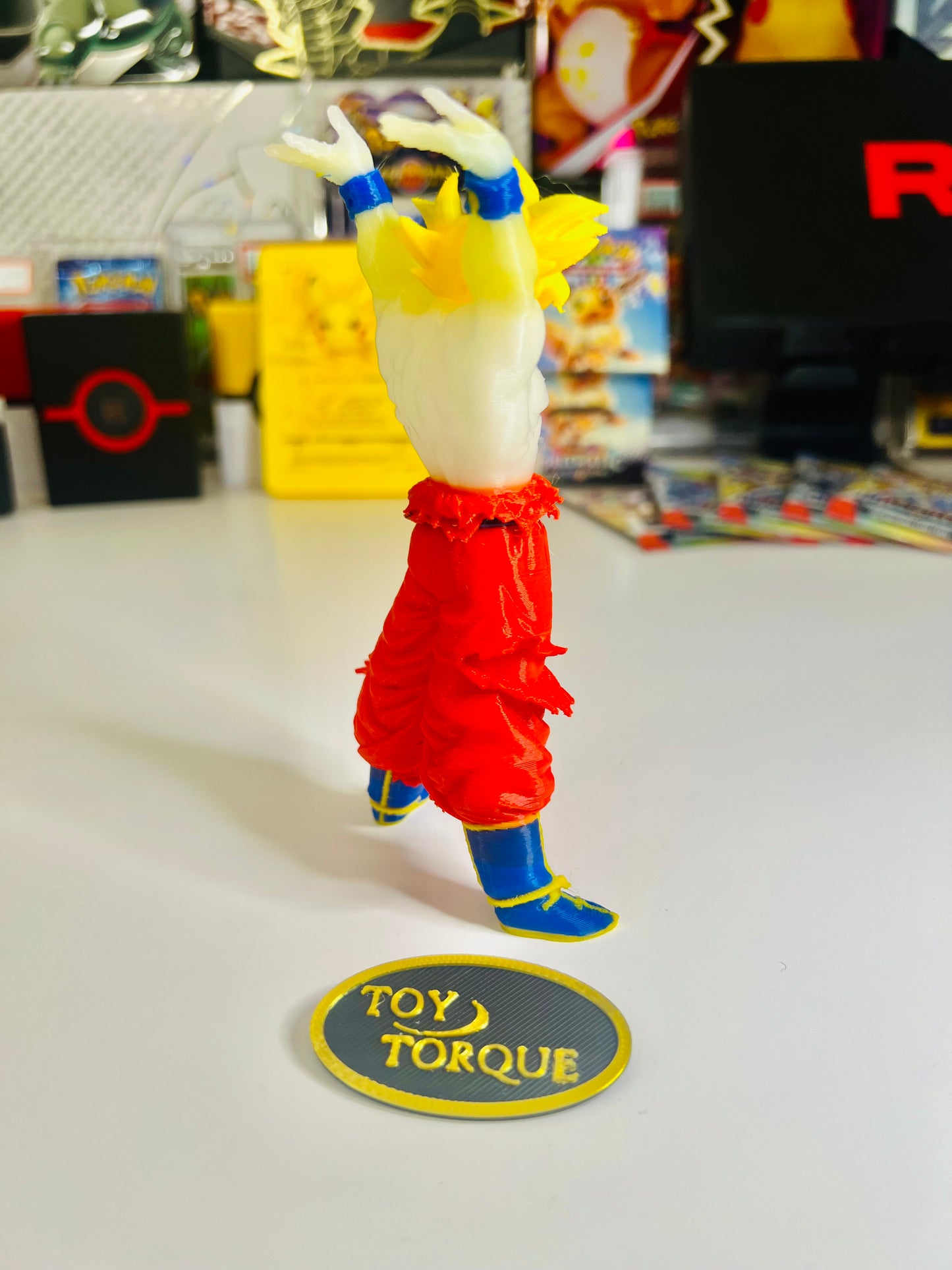 Goku  - Glow in the Dark - Spirit Bomb Pose - 6"- Dragonball Z