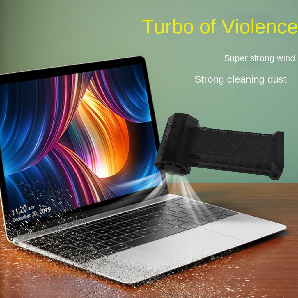 New Violent Fan Turbo High-speed Electric Hair Dryer Dust Collector 130000 To Blizzard High-speed Brushless Electric Cross-border