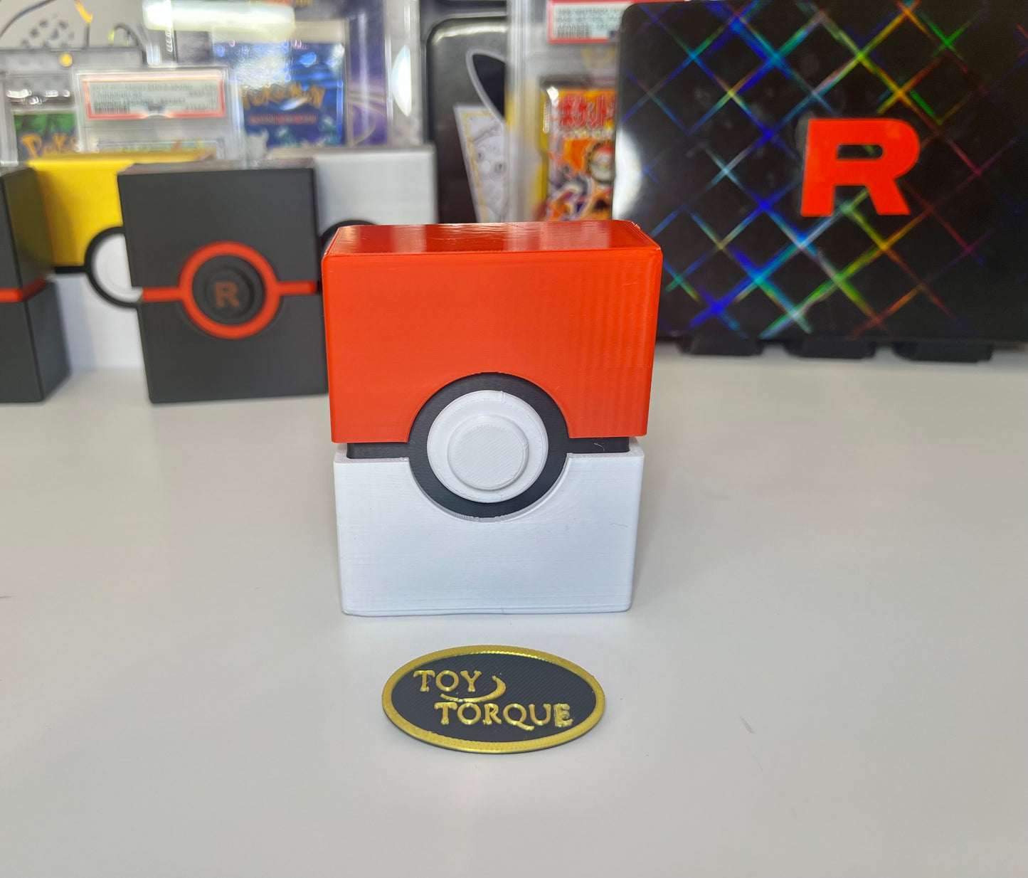 🎒 Trainer Vault Series🎒 – Custom Pokeball Deck Boxes !!1 in 10 Wins!!