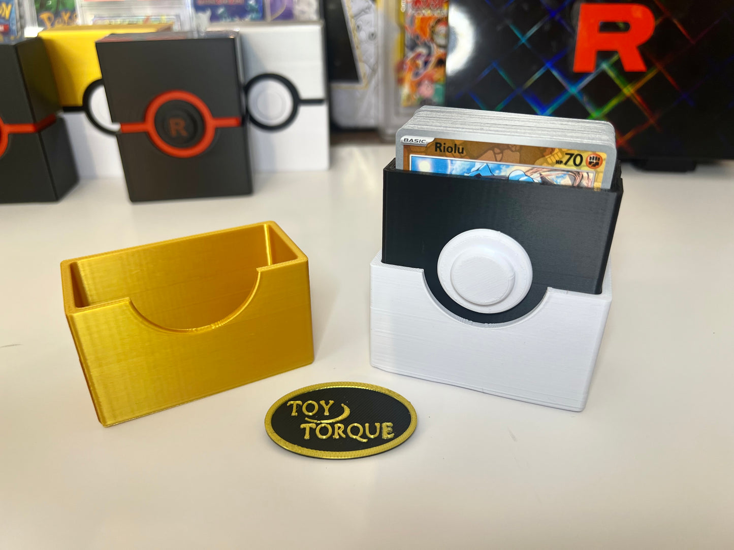 🎒 Trainer Vault Series🎒 – Custom Pokeball Deck Boxes !!1 in 10 Wins!!