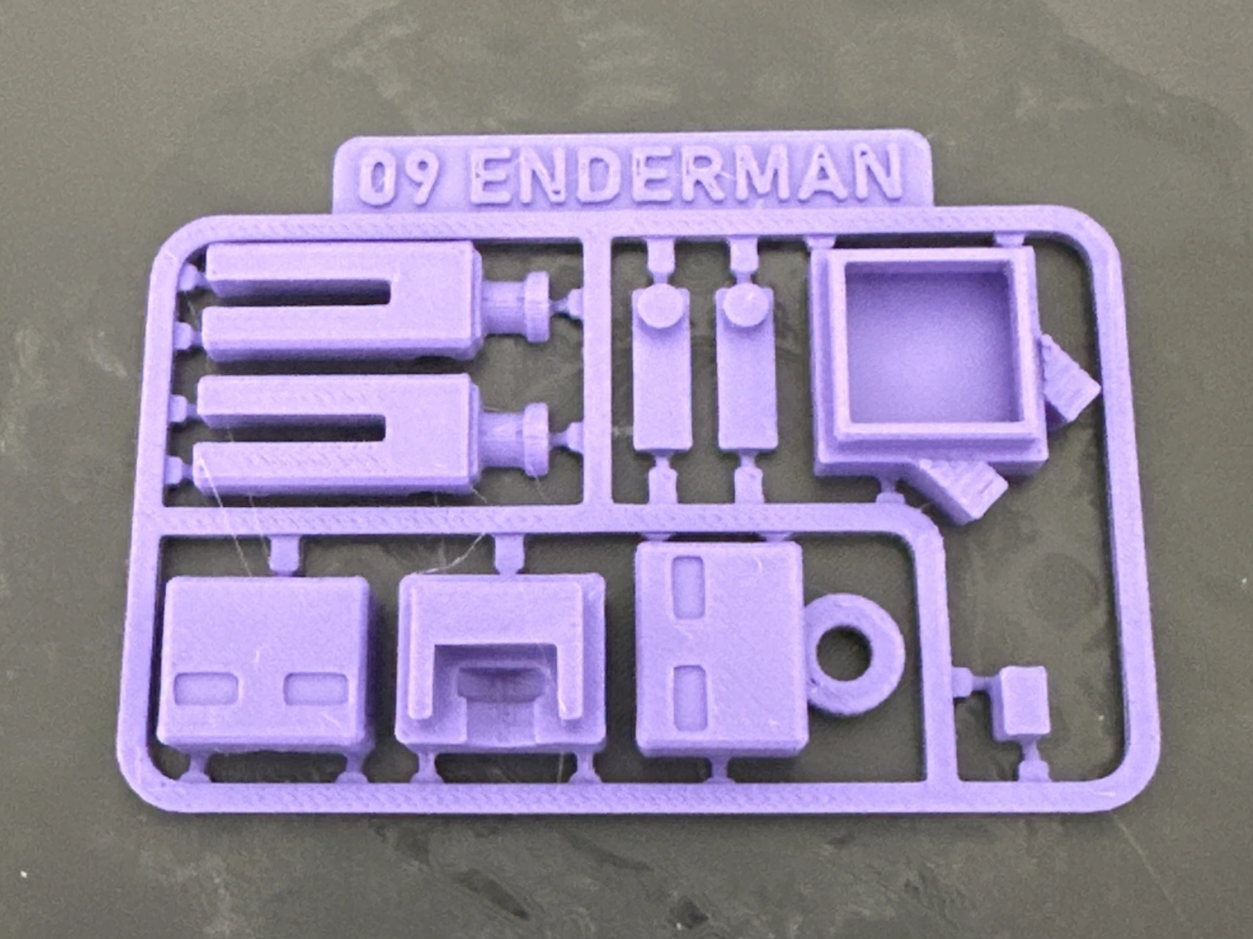 🕶️Minecraft Enderman Kit-Card – Snap, Build & Play!🕶️