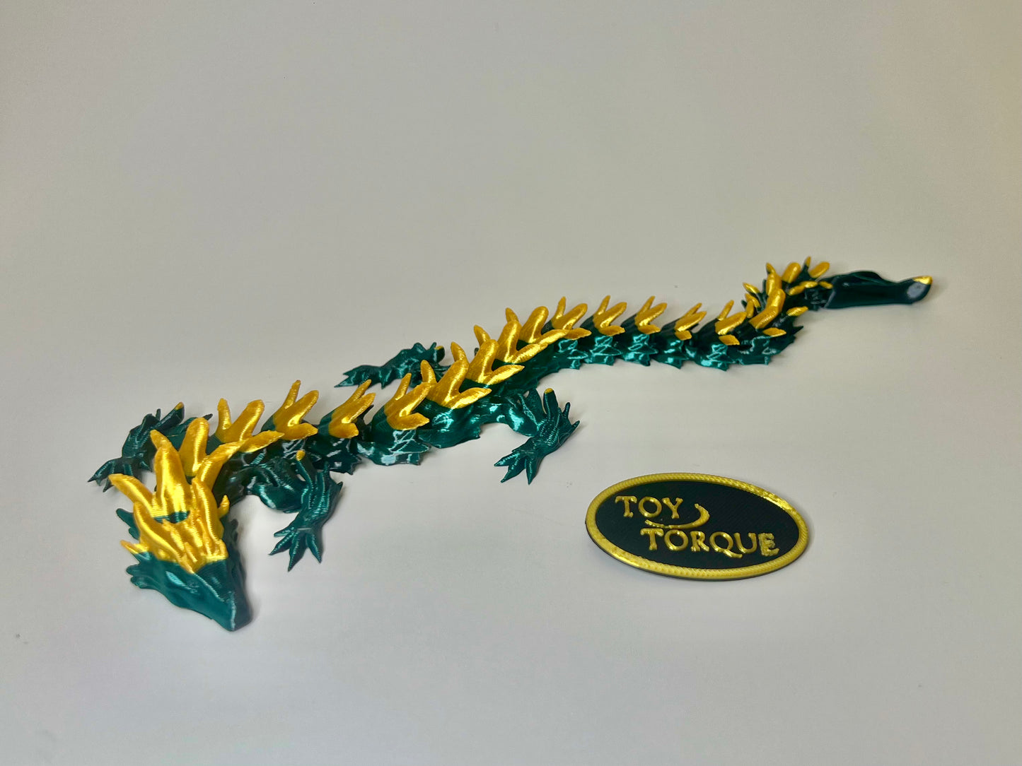 🔥Crystal Flexi Dragon – 3D Printed, Articulated, Customizable🔥