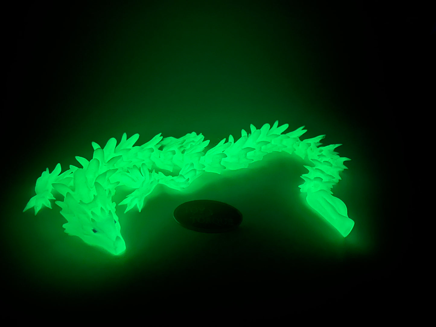 🔥Crystal Flexi Dragon – 3D Printed, Articulated, Customizable🔥