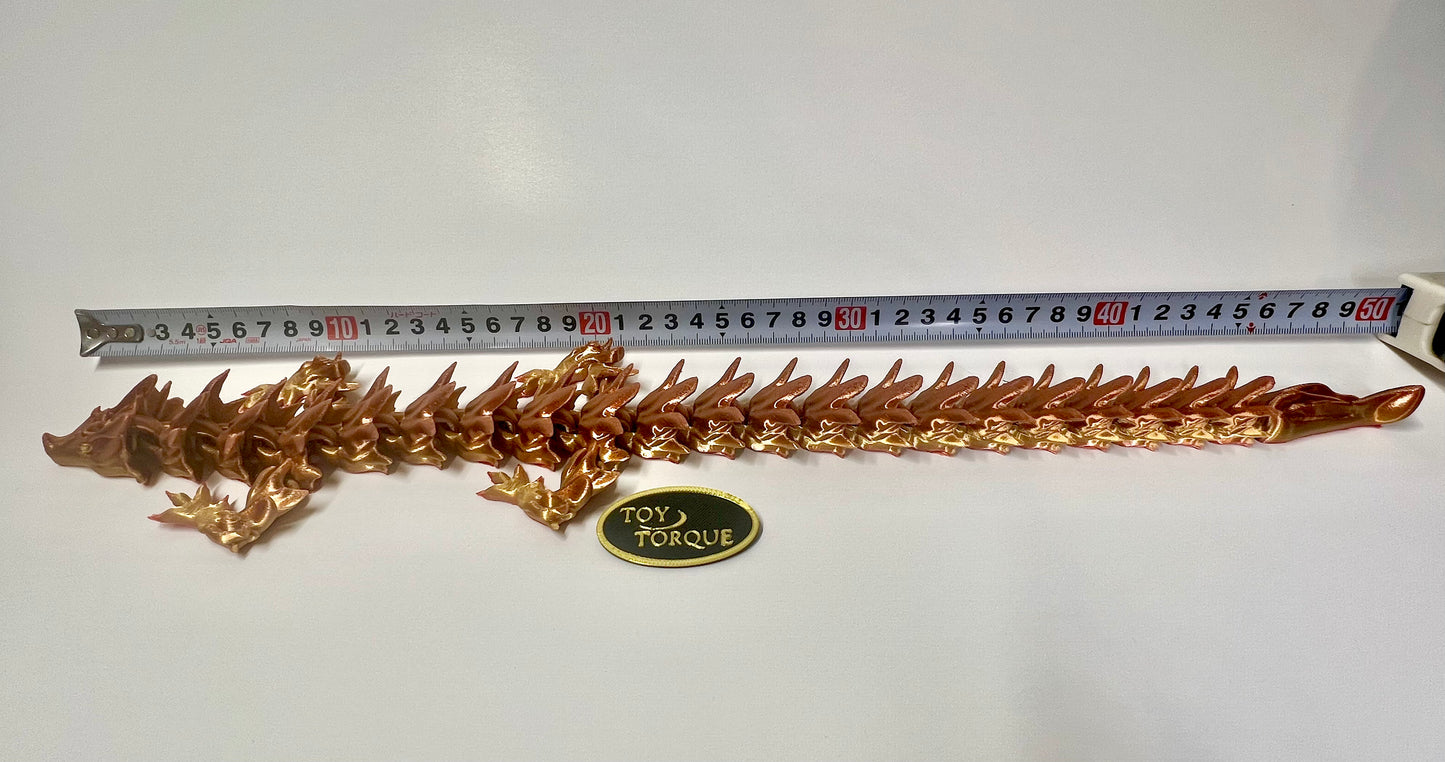 🔥Crystal Flexi Dragon – 3D Printed, Articulated, Customizable🔥