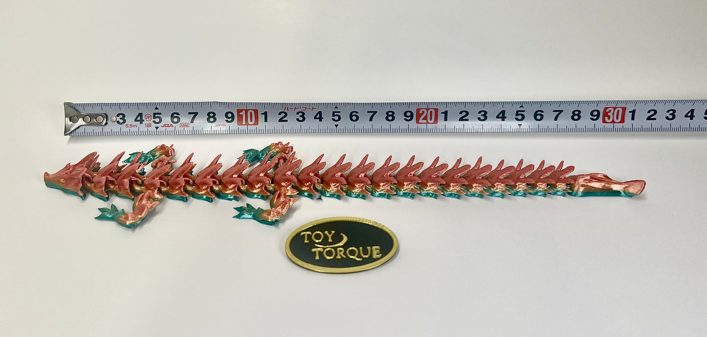 🔥Crystal Flexi Dragon – 3D Printed, Articulated, Customizable🔥