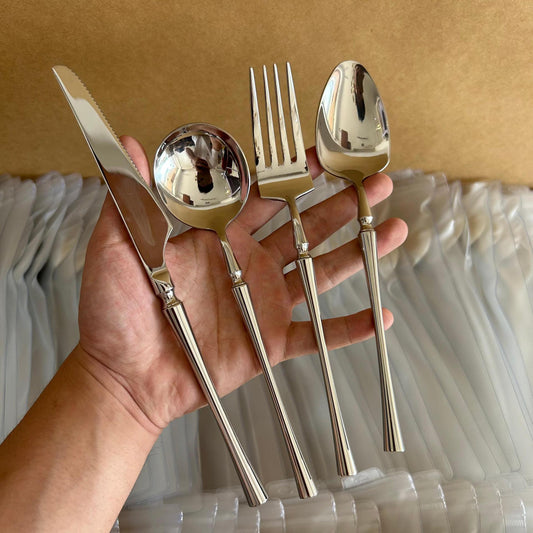 Cross-border western food knife and fork tableware small waist steak knife and fork set stainless steel household high-grade dinner spoon dessert spoon fork