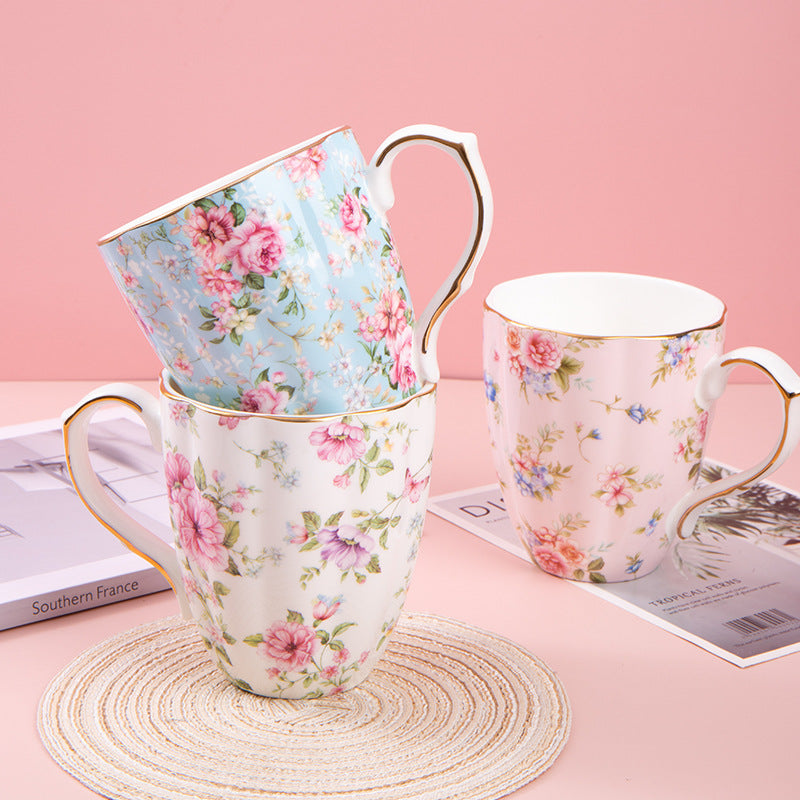 Foreign trade export ceramic coffee milk mug office drinking cup business advertising gift creative bone china mug