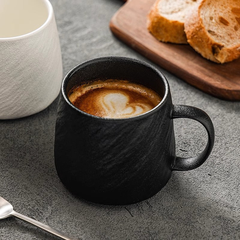 Simple rock pattern home couple mug ceramic mug large capacity drinking cup niche boy water cup teacup