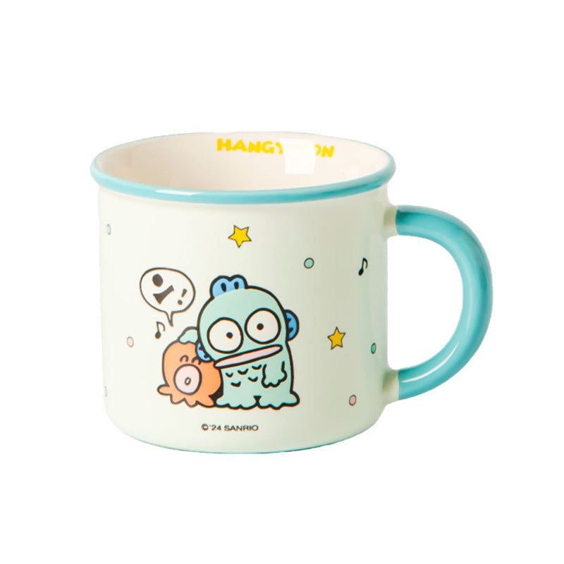 Cartoon Genuine Authorized Cute Mug Kids Baby Water Cup Ceramic Breakfast Milk Cup Student Birthday Gift