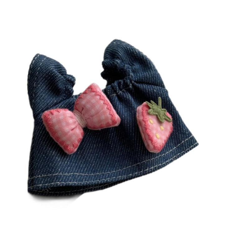 Rabu cloth doll skirt manufacturing, bear toys, sweatshirt accessories, doll costumes, skirts printed with LOGO