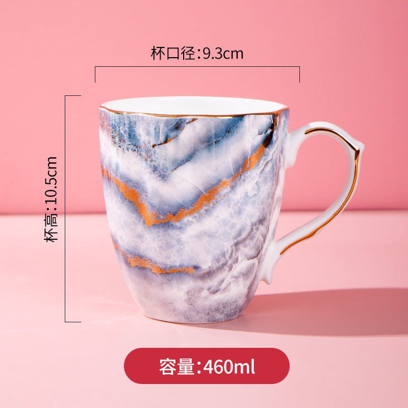 Foreign trade export ceramic coffee milk mug office drinking cup business advertising gift creative bone china mug