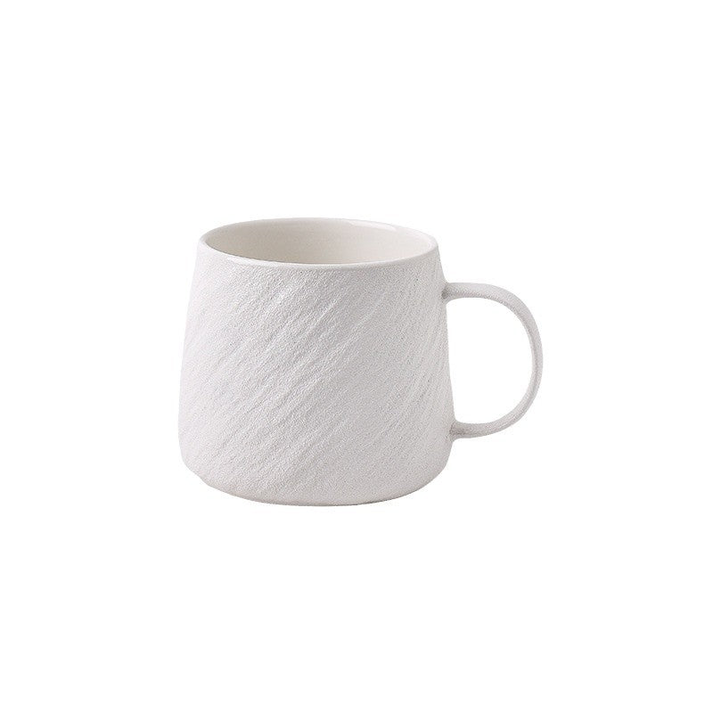 Simple rock pattern home couple mug ceramic mug large capacity drinking cup niche boy water cup teacup