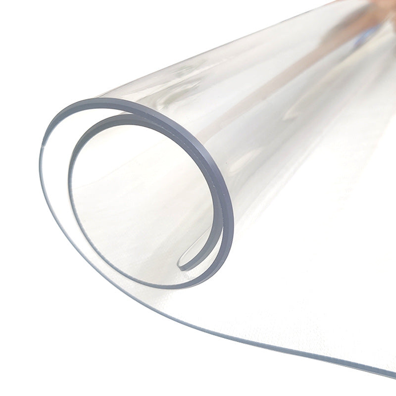 Desktop Soft Glass Tablecloth Waterproof And Oil-proof Non-washable Anti-scalding Table Mat PVC Table Mat Transparent Coffee Table Mat Crystal Plate