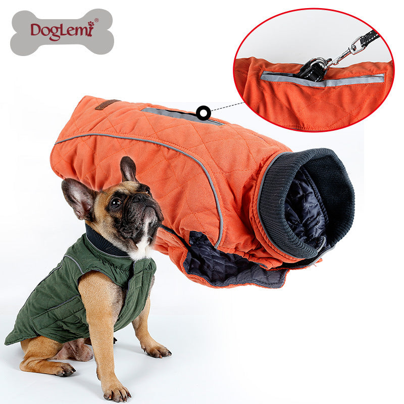 New Outdoor Warm Clothing For Dogs Warm Pet Clothes Autumn And Winter