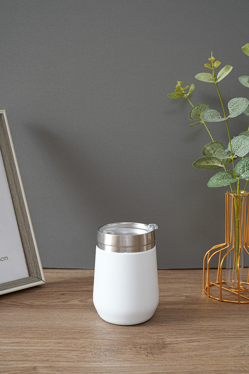 Foreign trade hand-in-hand lifting straw ice master cup cold milk cup 304 stainless steel beer mug outdoor sports kettle
