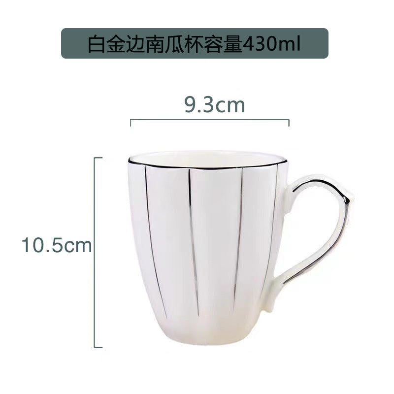 Foreign trade export ceramic coffee milk mug office drinking cup business advertising gift creative bone china mug