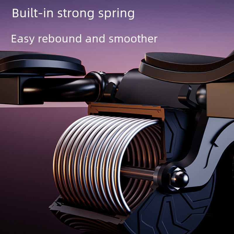 Abdominal Wheel Automatic Rebound Men's And Women's Household Elbow Support Roller Fitness Equipment Abdominal Tinker Abdominal Roll Exercise Abdominal Muscle Training Artifact