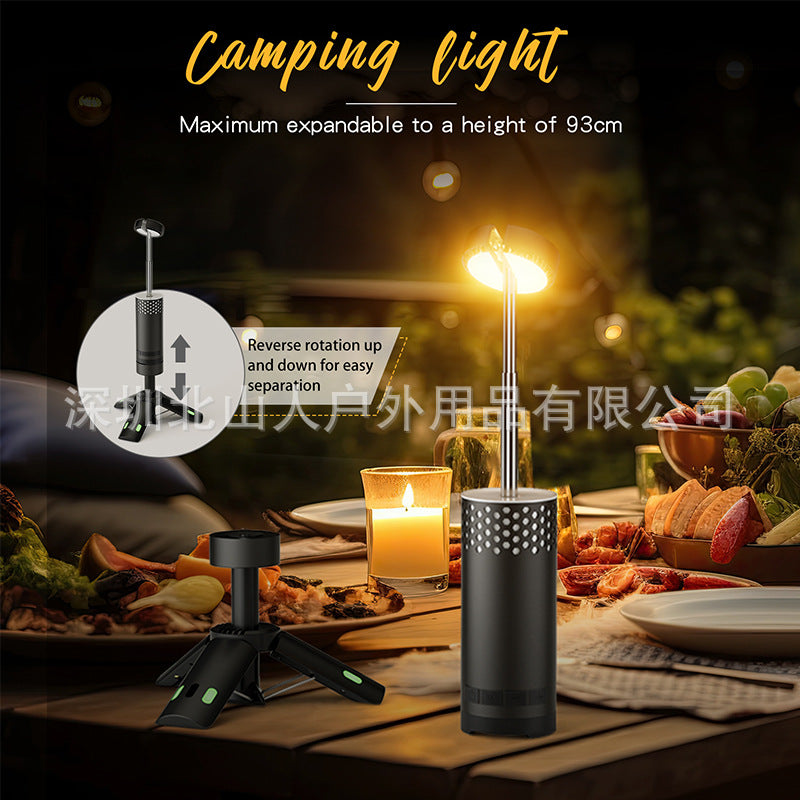 Outdoor Telescopic Lamp Multi-function Flashlight Ultra-long Endurance Car Camping Lamp Camp Lamp Portable New Product