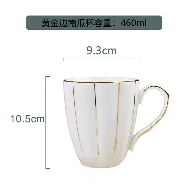 Foreign trade export ceramic coffee milk mug office drinking cup business advertising gift creative bone china mug