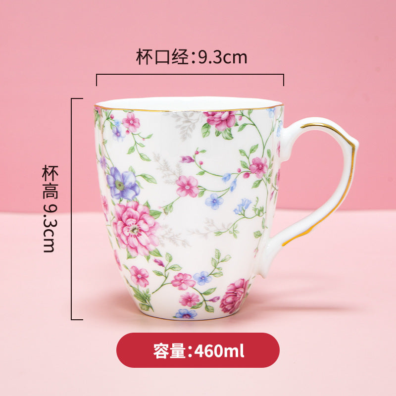 Foreign trade export ceramic coffee milk mug office drinking cup business advertising gift creative bone china mug