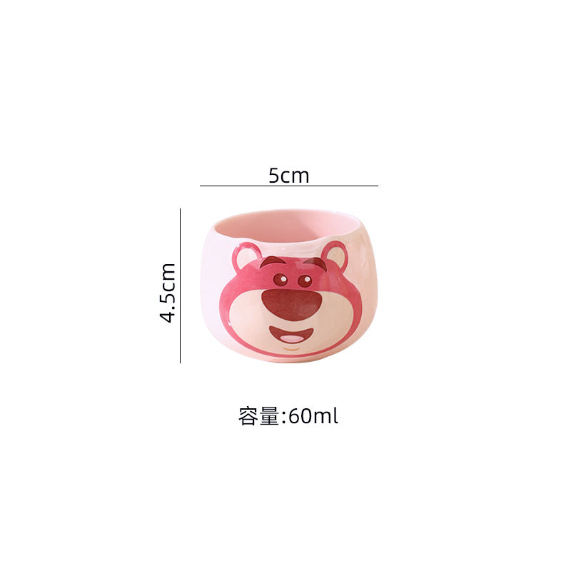 Disney Winnie the Pooh Tea Set Cute Bubble Tea Afternoon Tea Souvenir New High Temperature Resistant Filter Teapot