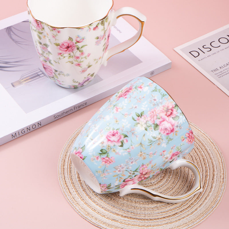 Foreign trade export ceramic coffee milk mug office drinking cup business advertising gift creative bone china mug
