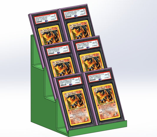 💎 Prism Display – 3-Tier Graded Card Holder for Collectors! 🎴