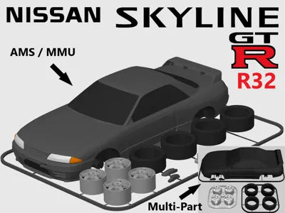 Nissan Skyline R32 kit card