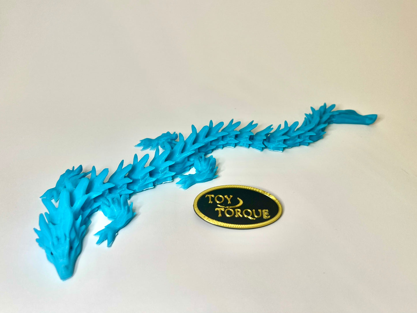 🔥Crystal Flexi Dragon – 3D Printed, Articulated, Customizable🔥