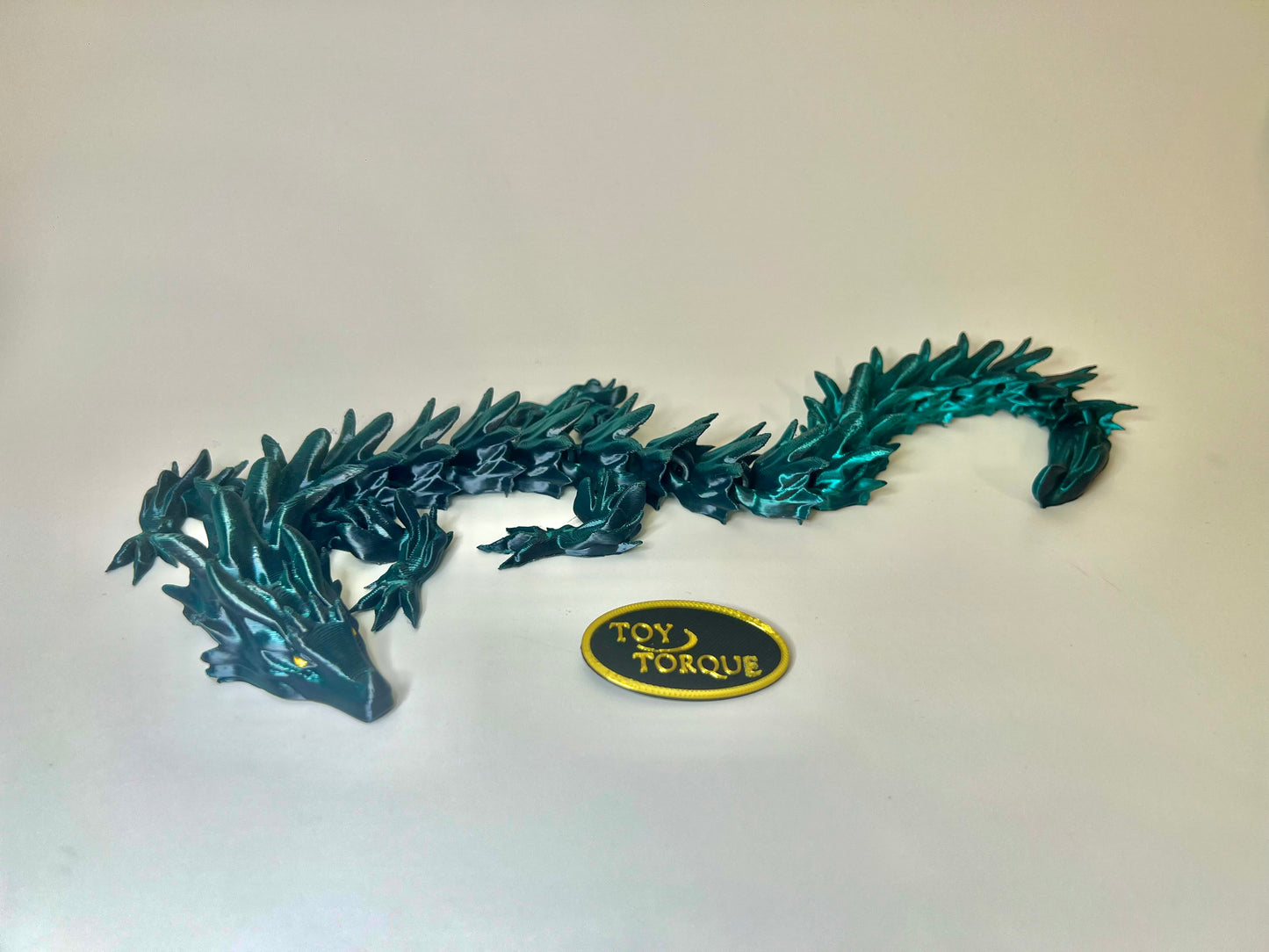 🔥Crystal Flexi Dragon – 3D Printed, Articulated, Customizable🔥