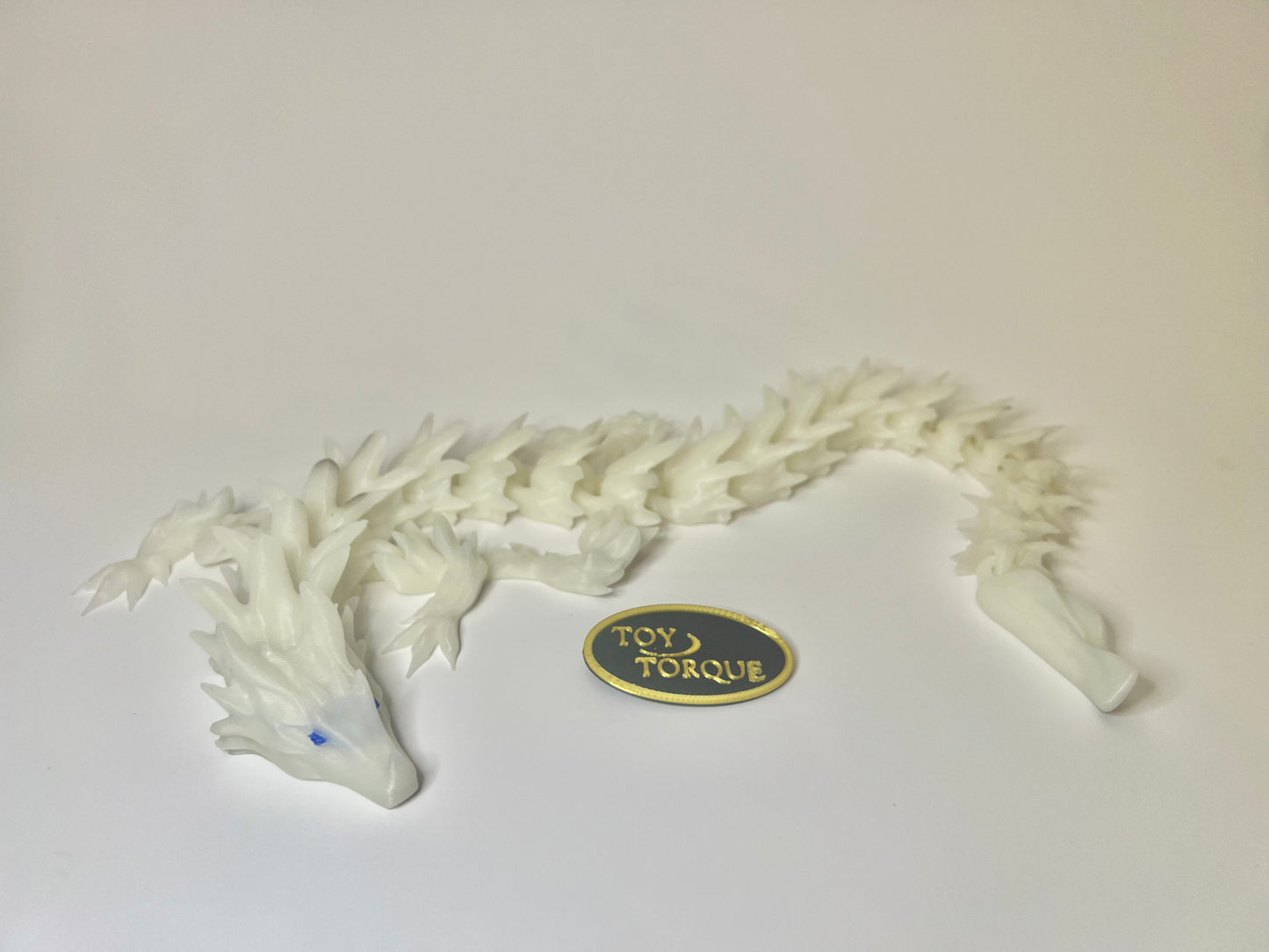 🔥Crystal Flexi Dragon – 3D Printed, Articulated, Customizable🔥