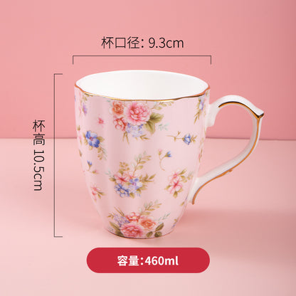 Foreign trade export ceramic coffee milk mug office drinking cup business advertising gift creative bone china mug
