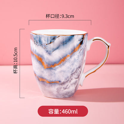 Foreign trade export ceramic coffee milk mug office drinking cup business advertising gift creative bone china mug