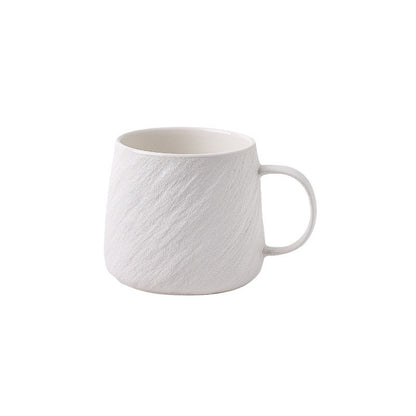 Simple rock pattern home couple mug ceramic mug large capacity drinking cup niche boy water cup teacup