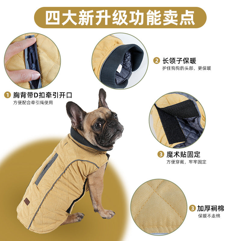 New Outdoor Warm Clothing For Dogs Warm Pet Clothes Autumn And Winter