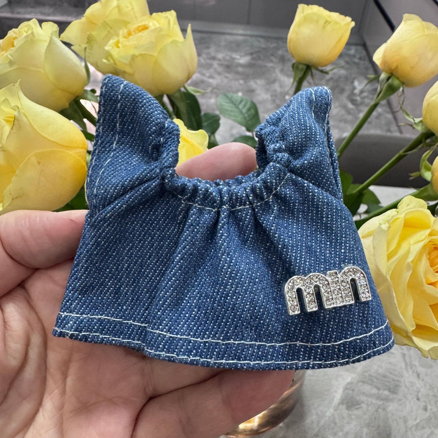 Rabu cloth doll skirt manufacturing, bear toys, sweatshirt accessories, doll costumes, skirts printed with LOGO