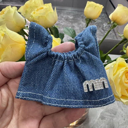 Rabu cloth doll skirt manufacturing, bear toys, sweatshirt accessories, doll costumes, skirts printed with LOGO