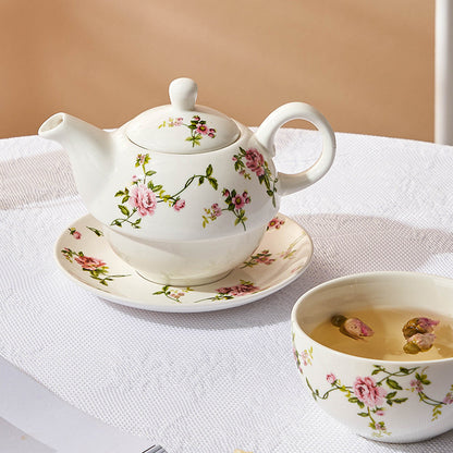 Creative Ceramic Tea Set Flower Teapot English Cup Mother Pot Office Single Coffee Pot Kettle Gift Wholesale