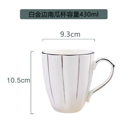 Foreign trade export ceramic coffee milk mug office drinking cup business advertising gift creative bone china mug