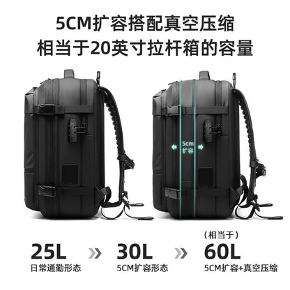 Vacuum Backpack Large Capacity Backpack Waterproof Vacuum Compression Backpack One Button Vacuum Compression Backpack