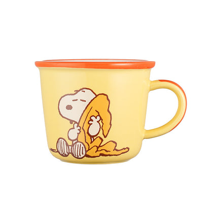 Snoopy mug ceramic high value mug home drinking water office water cup couple oatmeal mug breakfast mug