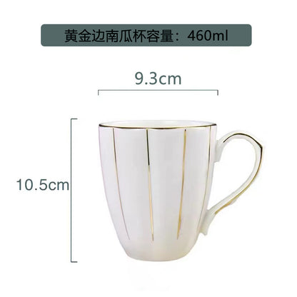 Foreign trade export ceramic coffee milk mug office drinking cup business advertising gift creative bone china mug