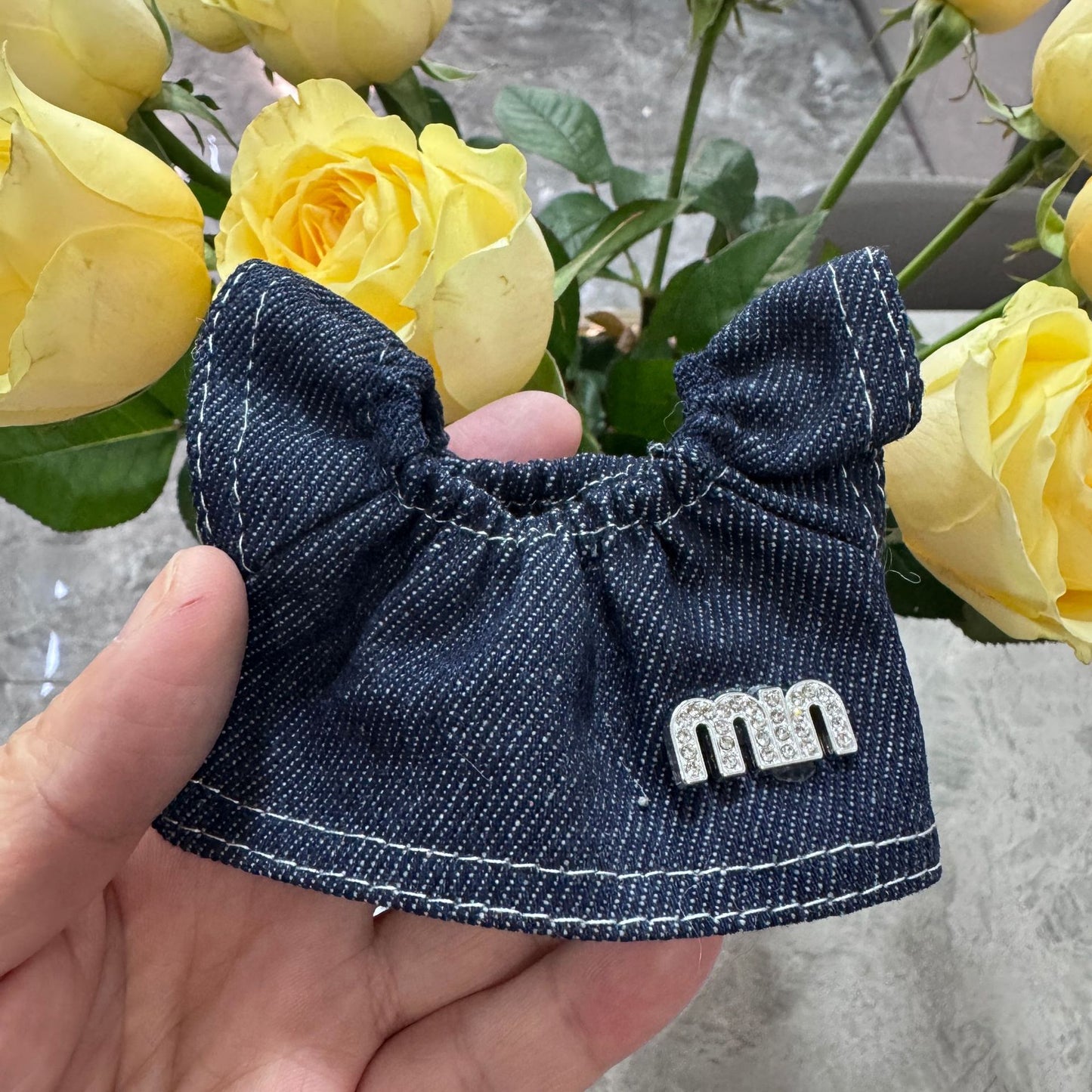 Rabu cloth doll skirt manufacturing, bear toys, sweatshirt accessories, doll costumes, skirts printed with LOGO